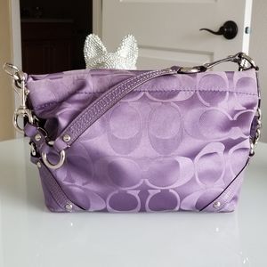 *COACH* Handbag - Lavender w/Silver Hardware
